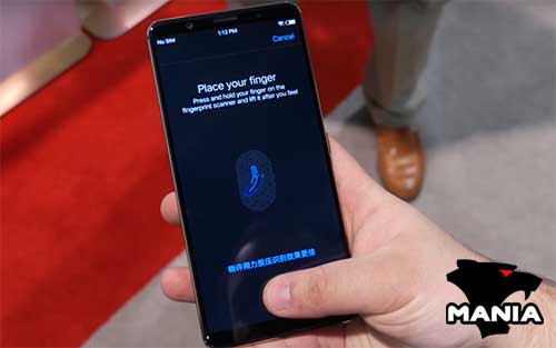 vivo registering fingerprint